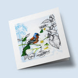 Flowery Song - Finch and syringa