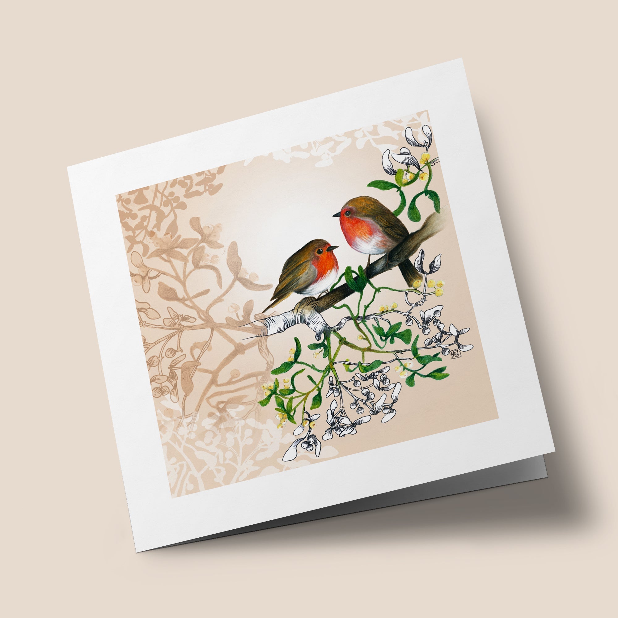 Flower Song - Robin and mistletoe