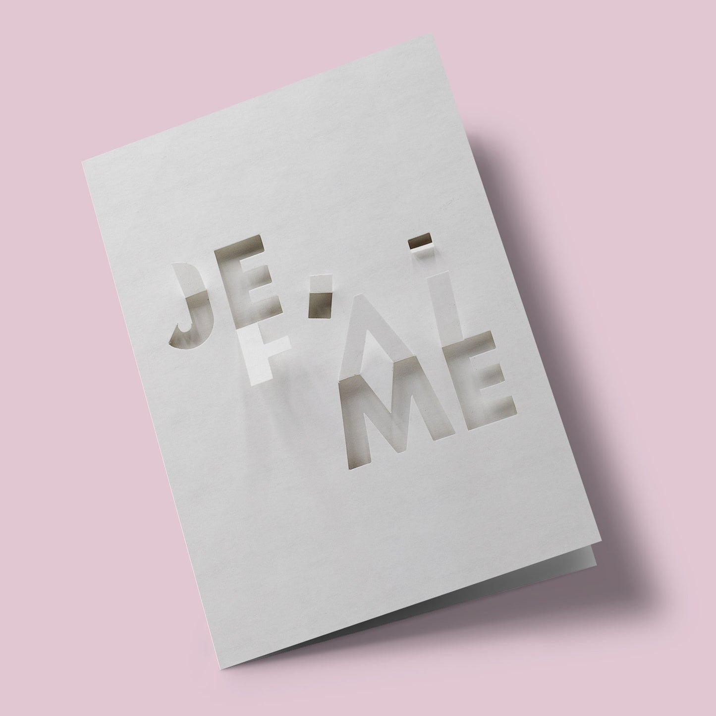 Les mots blancs - Je t'aime