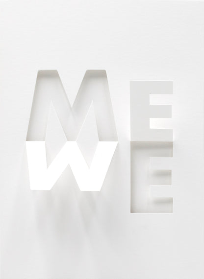 Une face de "Les Mots Blancs" par Fabienne Germain
