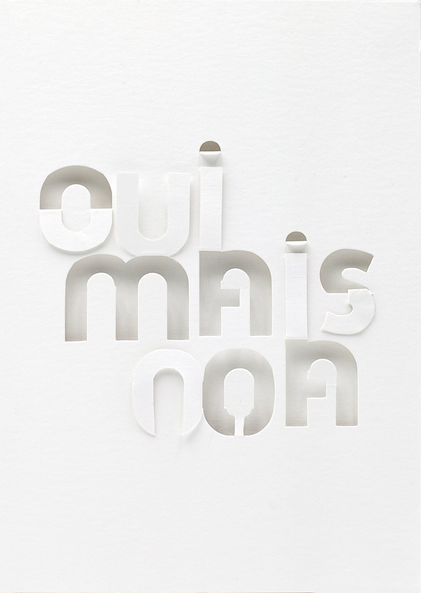 Une face de "Les Mots Blancs" par Fabienne Germain