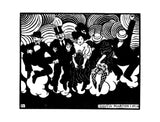 Une face de "Estampes" par Felix Vallotton (Collection BNF)