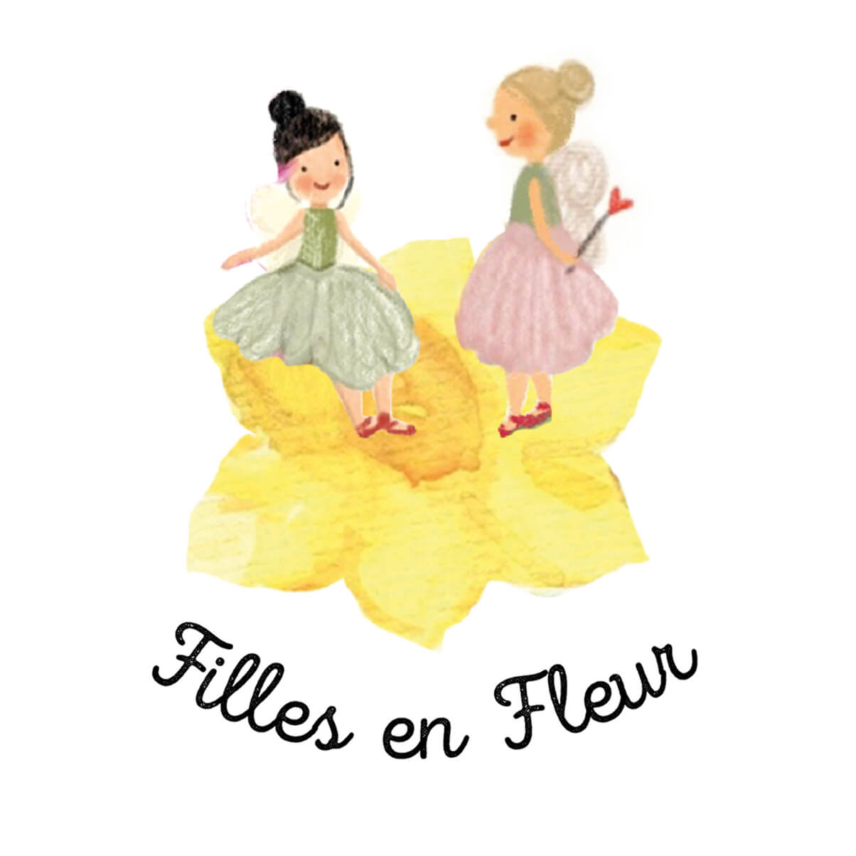 Une face de "Filles en fleur" par Love Lucy Illustration