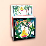 Carte box - Bouddha et l'arbre bodhi