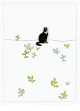 Inkwood - chat en bois et feuilles