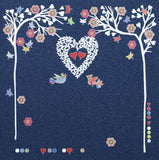 Northern Lights - Coeur, arbres et oiseaux