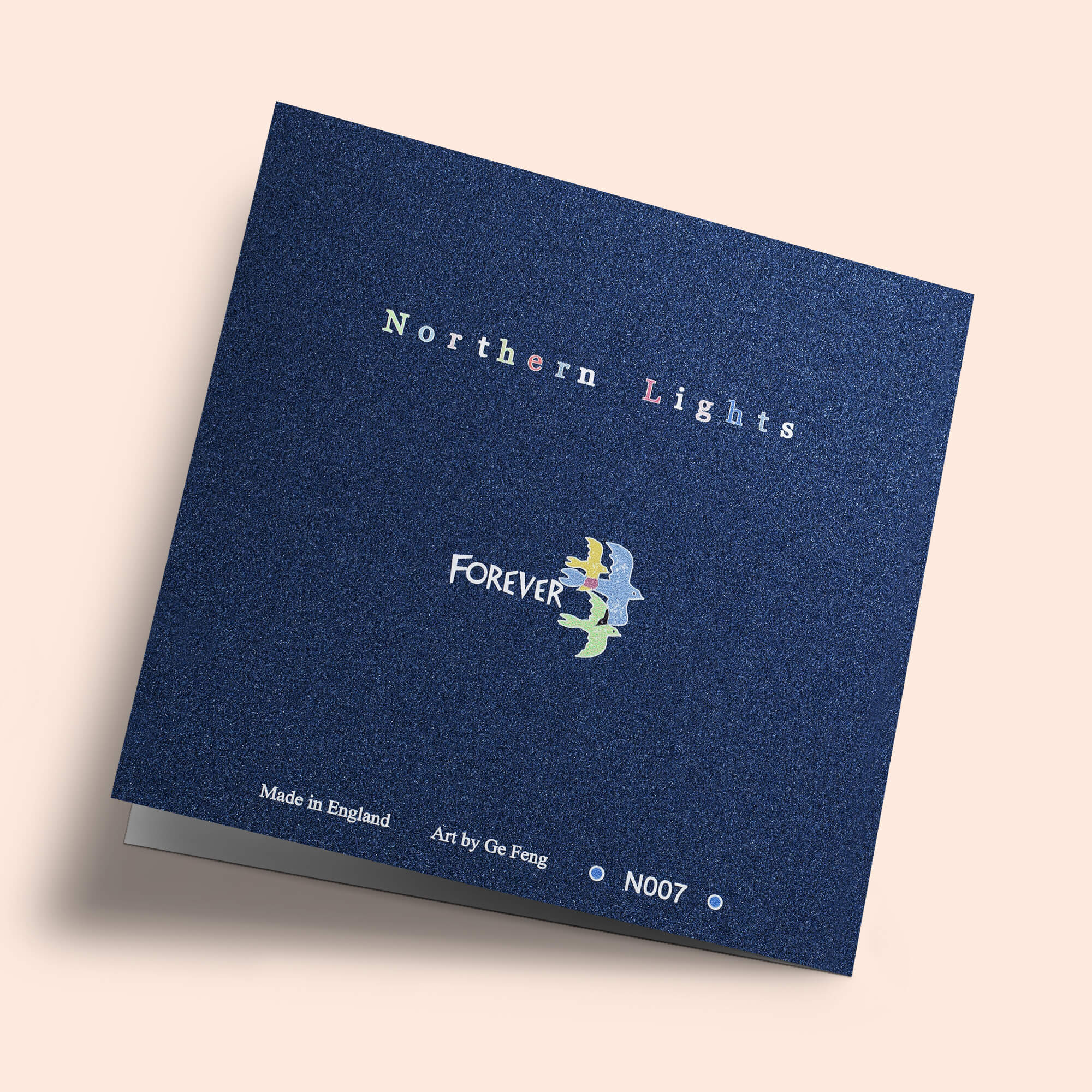 Northern Lights - Coeur, arbres et oiseaux