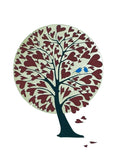 Carte découpée - Arbre des cœurs