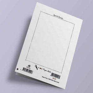 Carte découpée - Oiseaux style Mackintosh