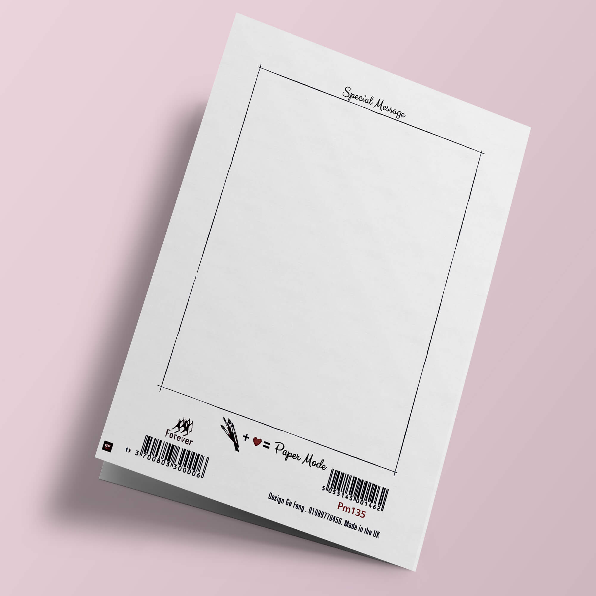 Carte découpée - Colibri et fleurs