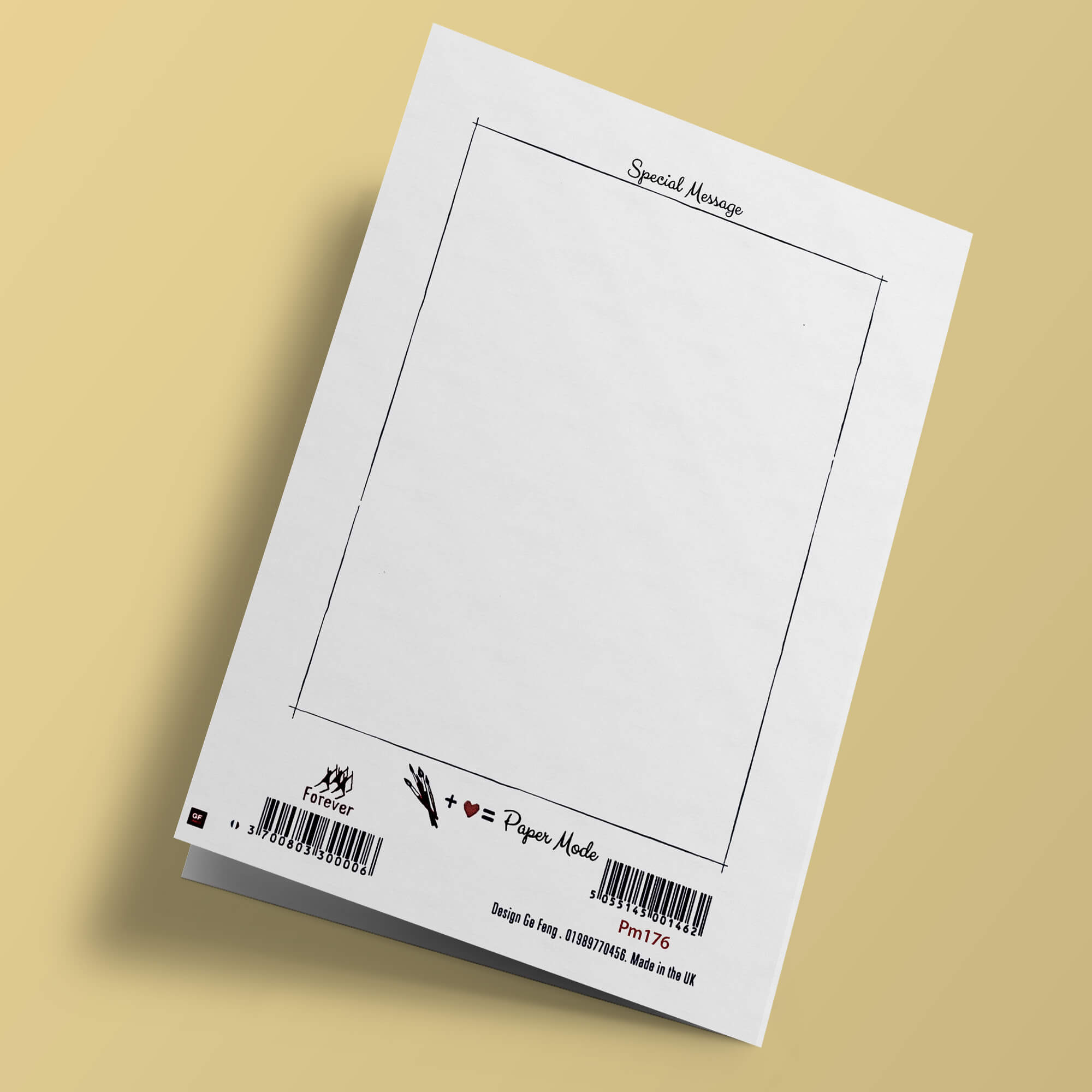 Carte découpée - Oiseaux et maisons