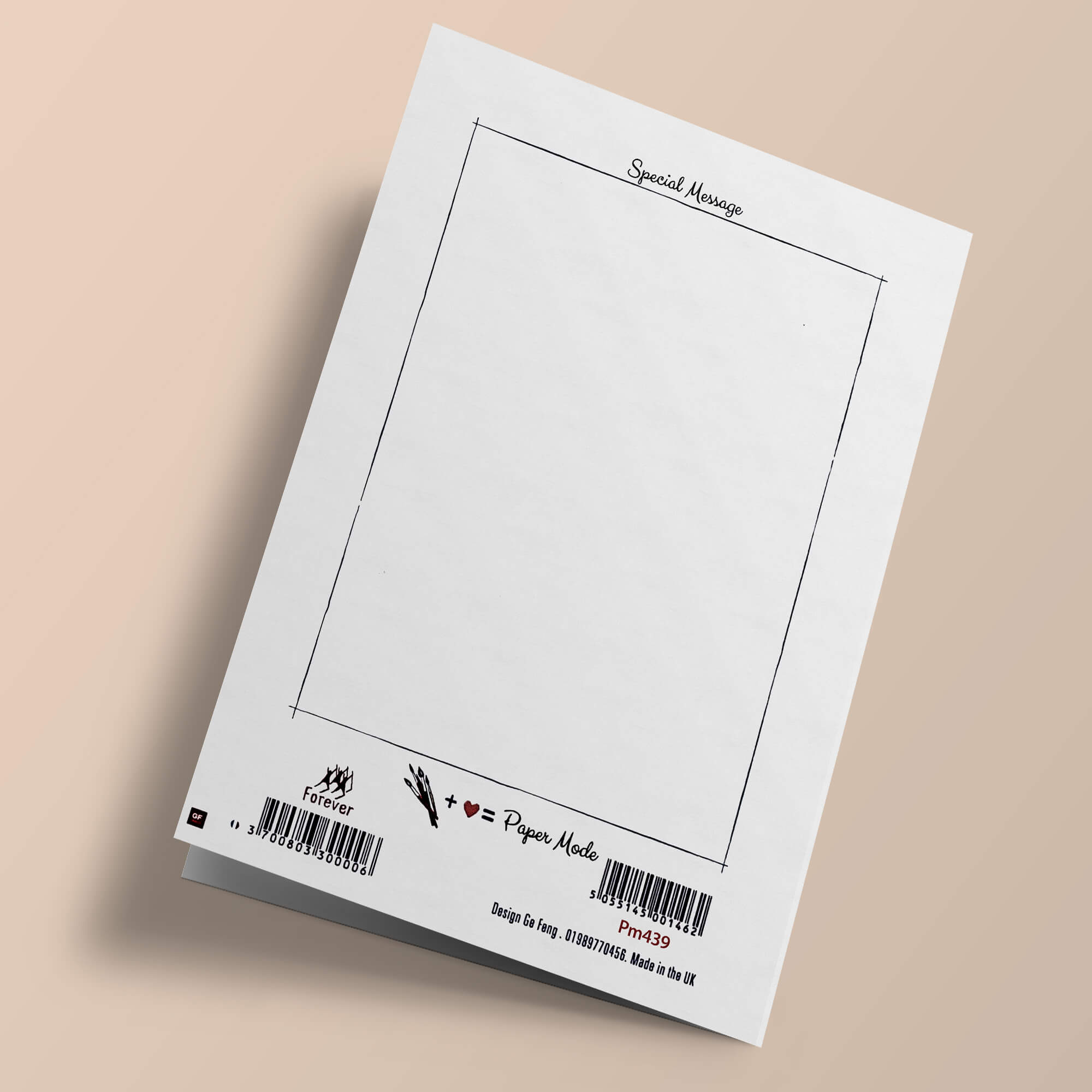 Carte découpée - Cœurs et oiseaux