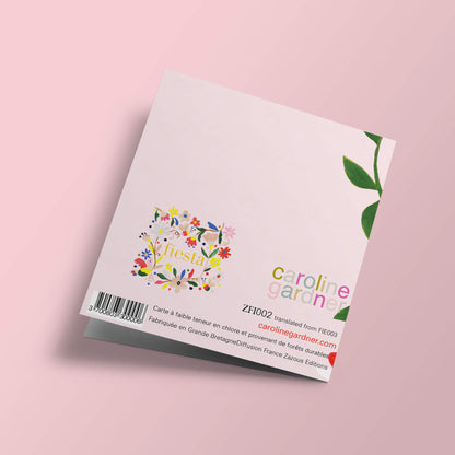 Fiesta - Oiseau et fleurs