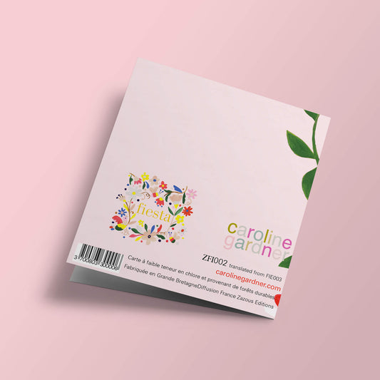 Fiesta - Oiseau et fleurs