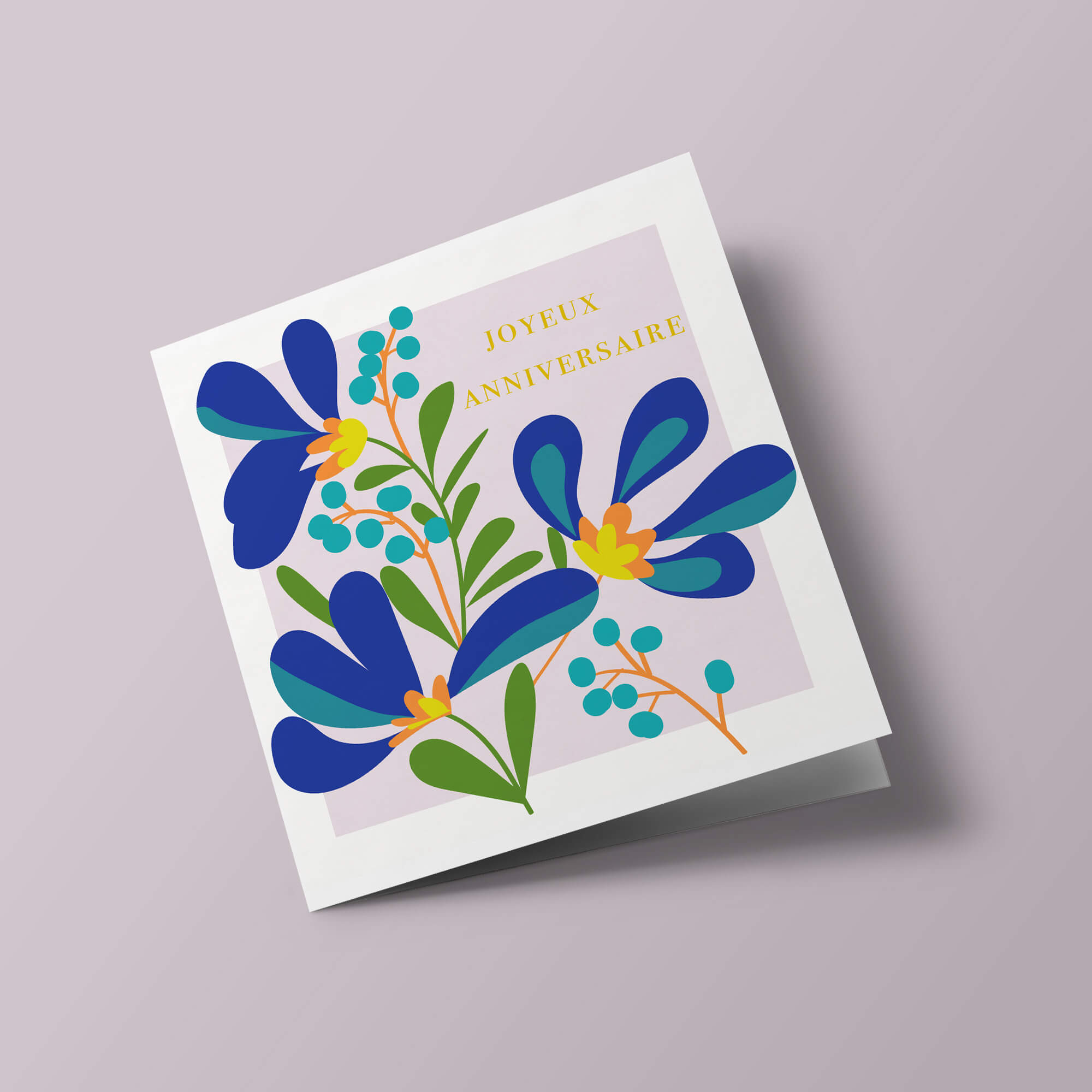 Meadow - Iris violets, joyeux anniversaire