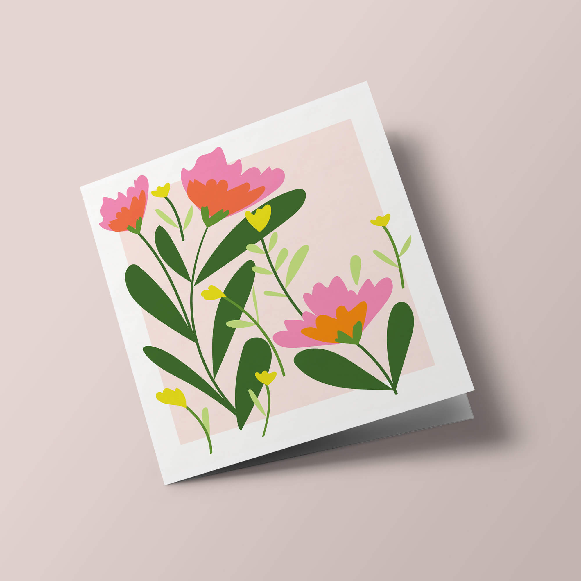 Meadow - Fleurs roses