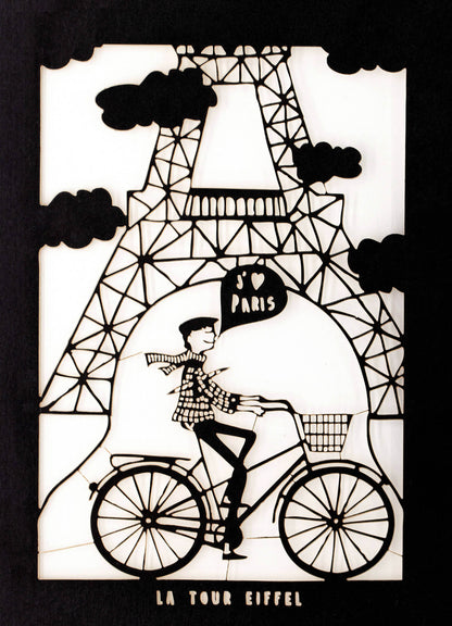 Paris Laser-Cut Cards - Facades and Eiffel Tower