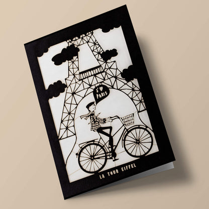 Paris Laser-Cut Cards - Facades and Eiffel Tower