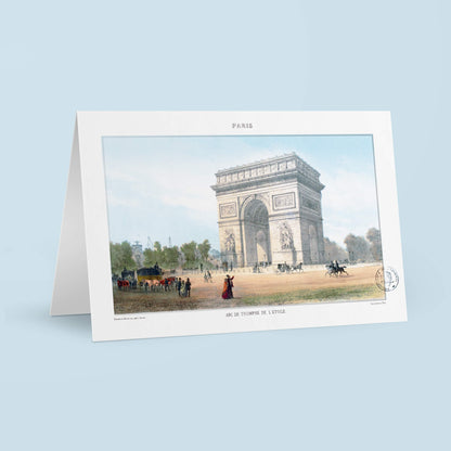 Paris Lithographie - Arc de Triomphe