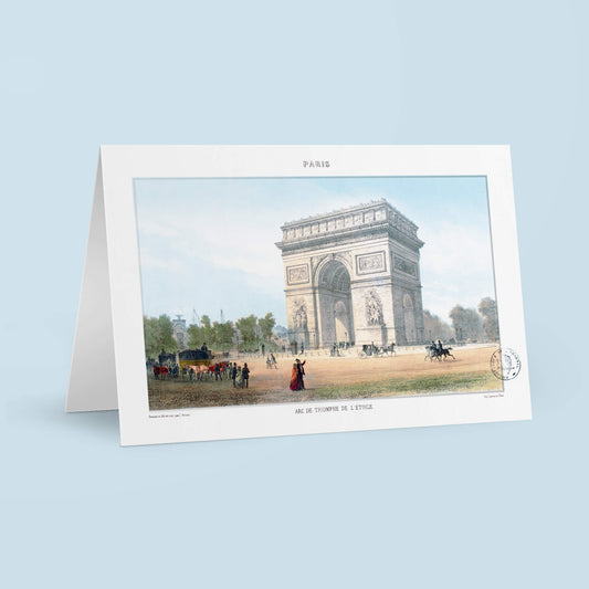 Paris Lithographie - Arc de Triomphe