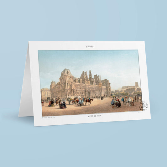 Paris Lithographie - Hôtel de Ville