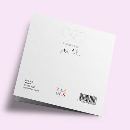 Cousue de fil blanc - Amour