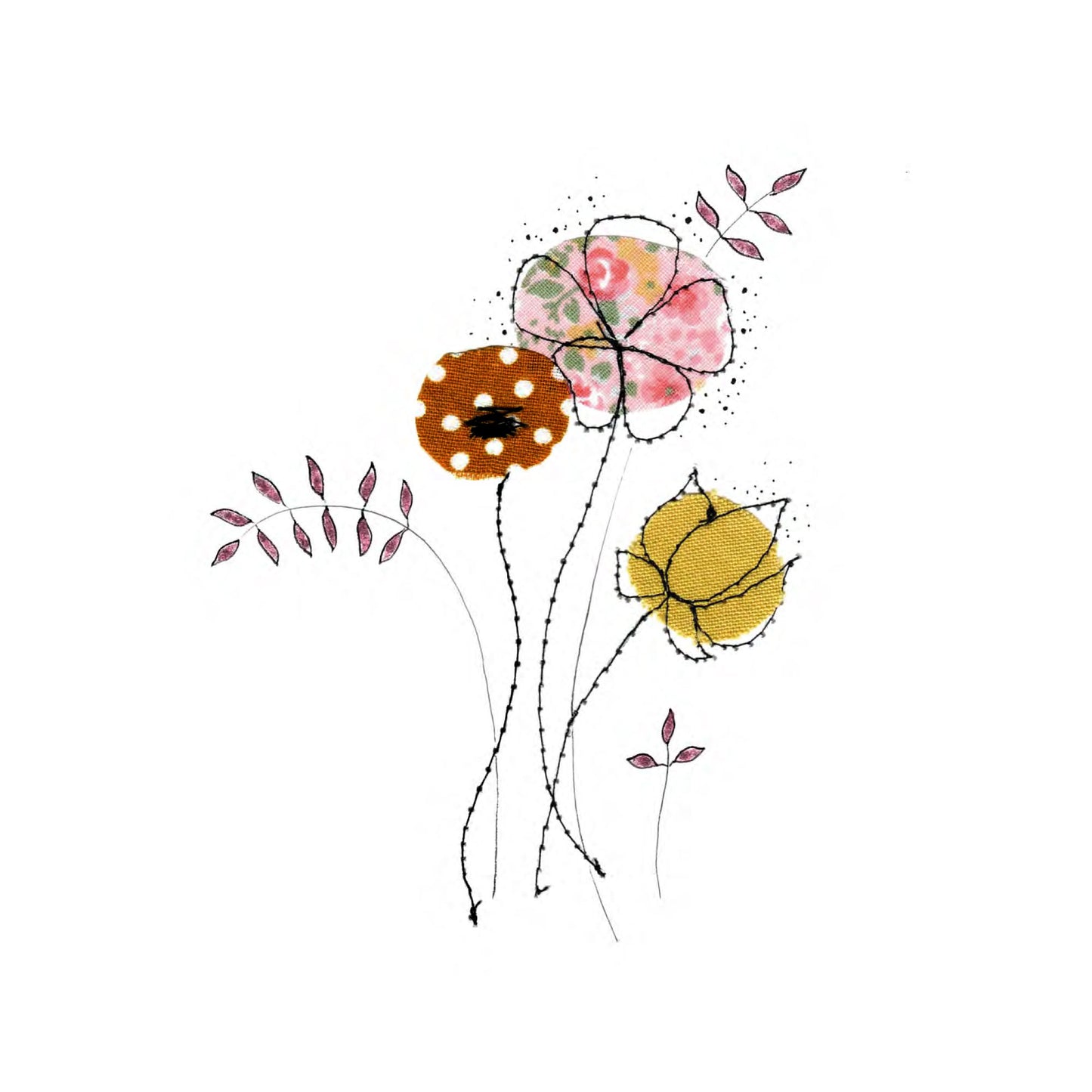 Une face de "Cousue de fil blanc" par Julie Tual