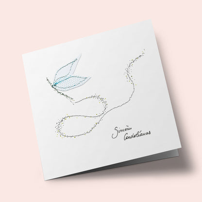 Cousue de fil blanc - Sincères condoléances