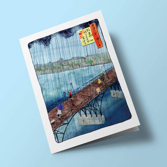 Haïku à Paris - Le Pont des Arts sous la pluie