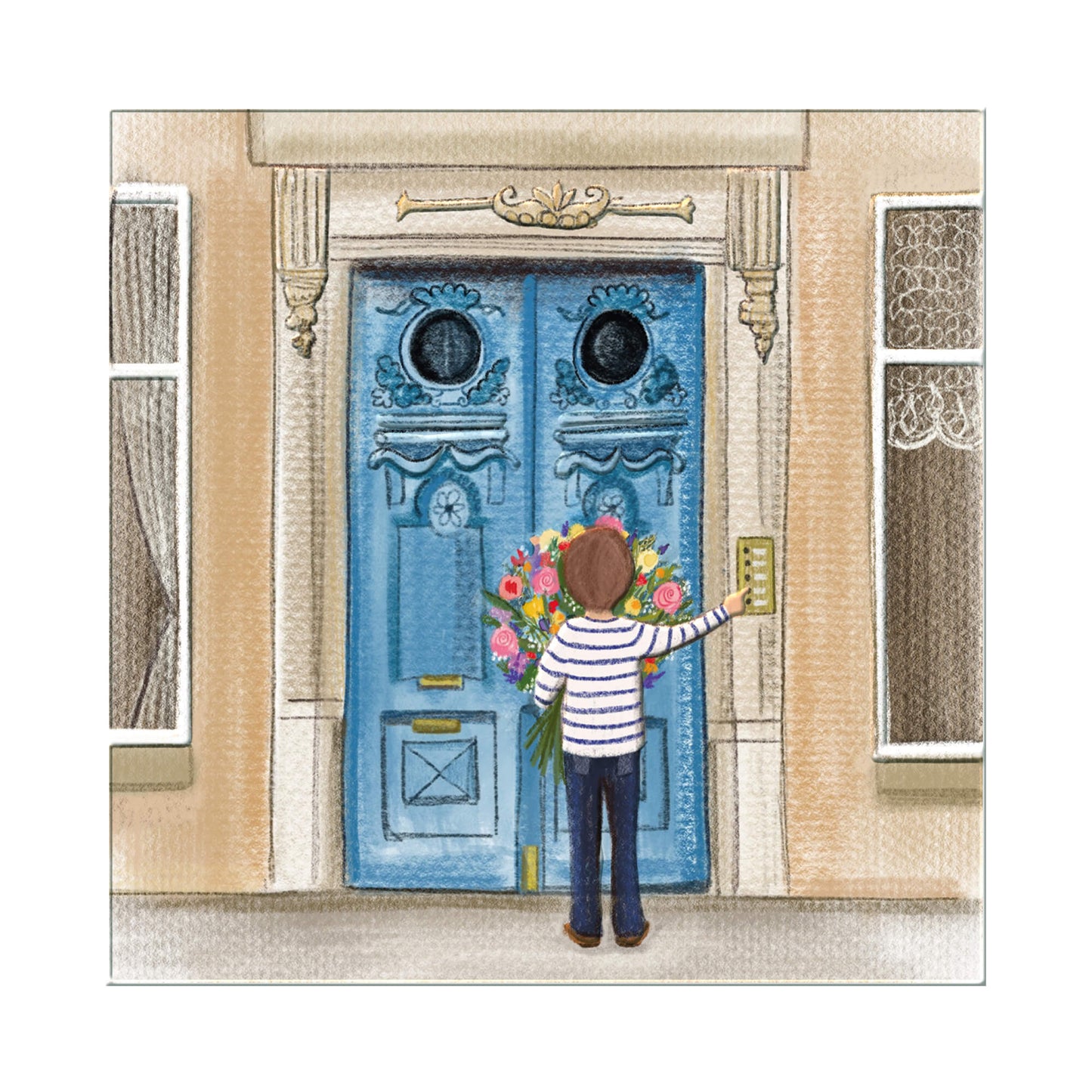 Une face de "Paris est une fête" par Love Lucy Illustration