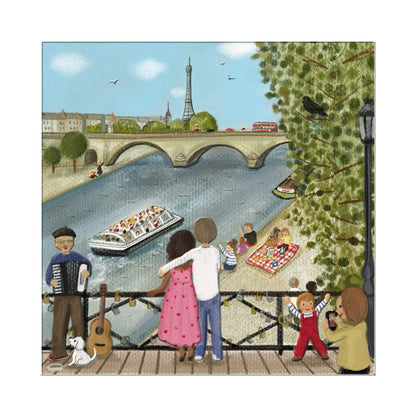 Une face de "Paris est une fête" par Love Lucy Illustration