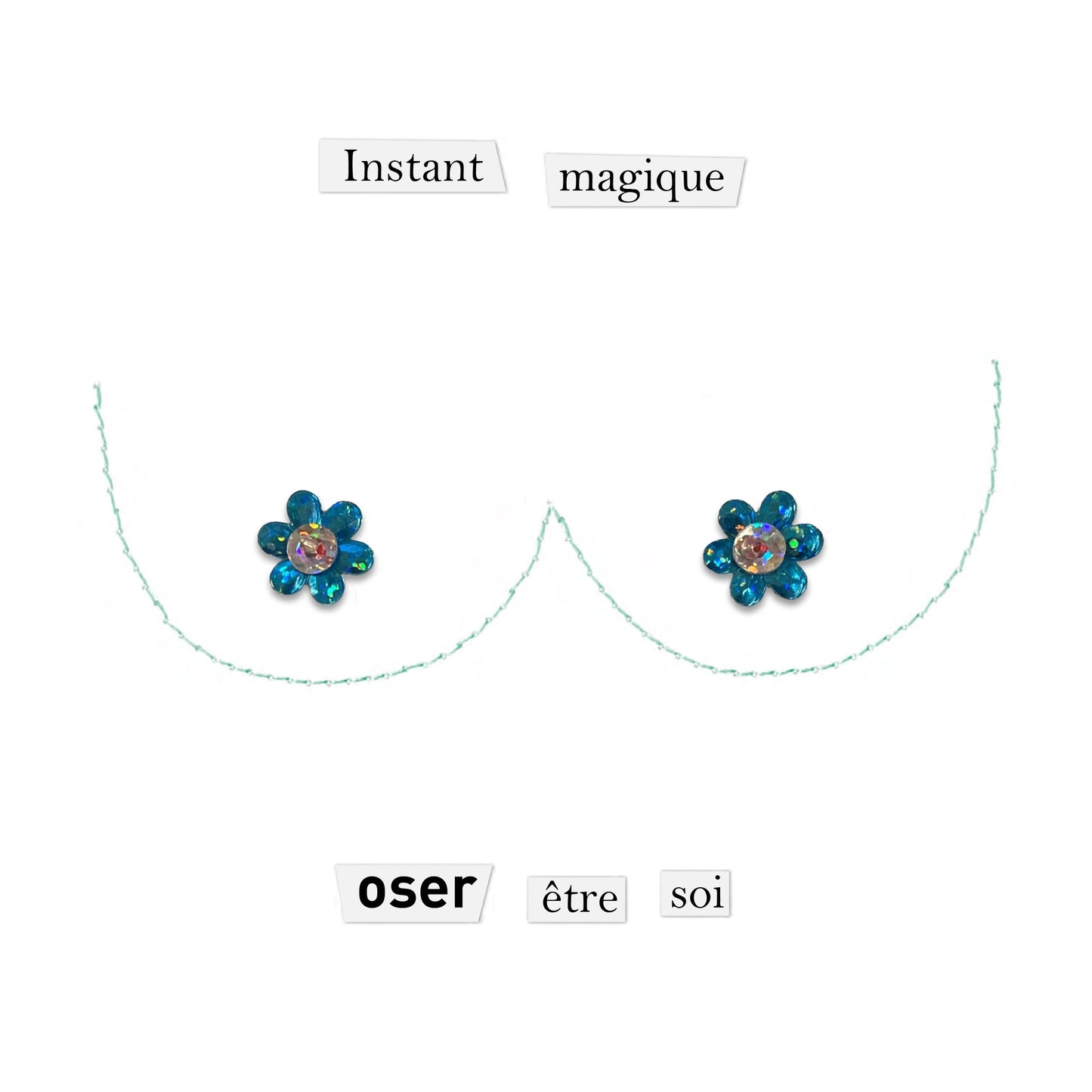 Une face de "Boutons de Rose" par La CigaleLee