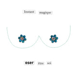 Les Boutons de roses - "Oser être soi" - carte cousue