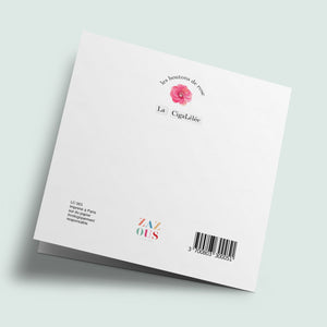Les Boutons de roses - "Oser être soi" - carte cousue