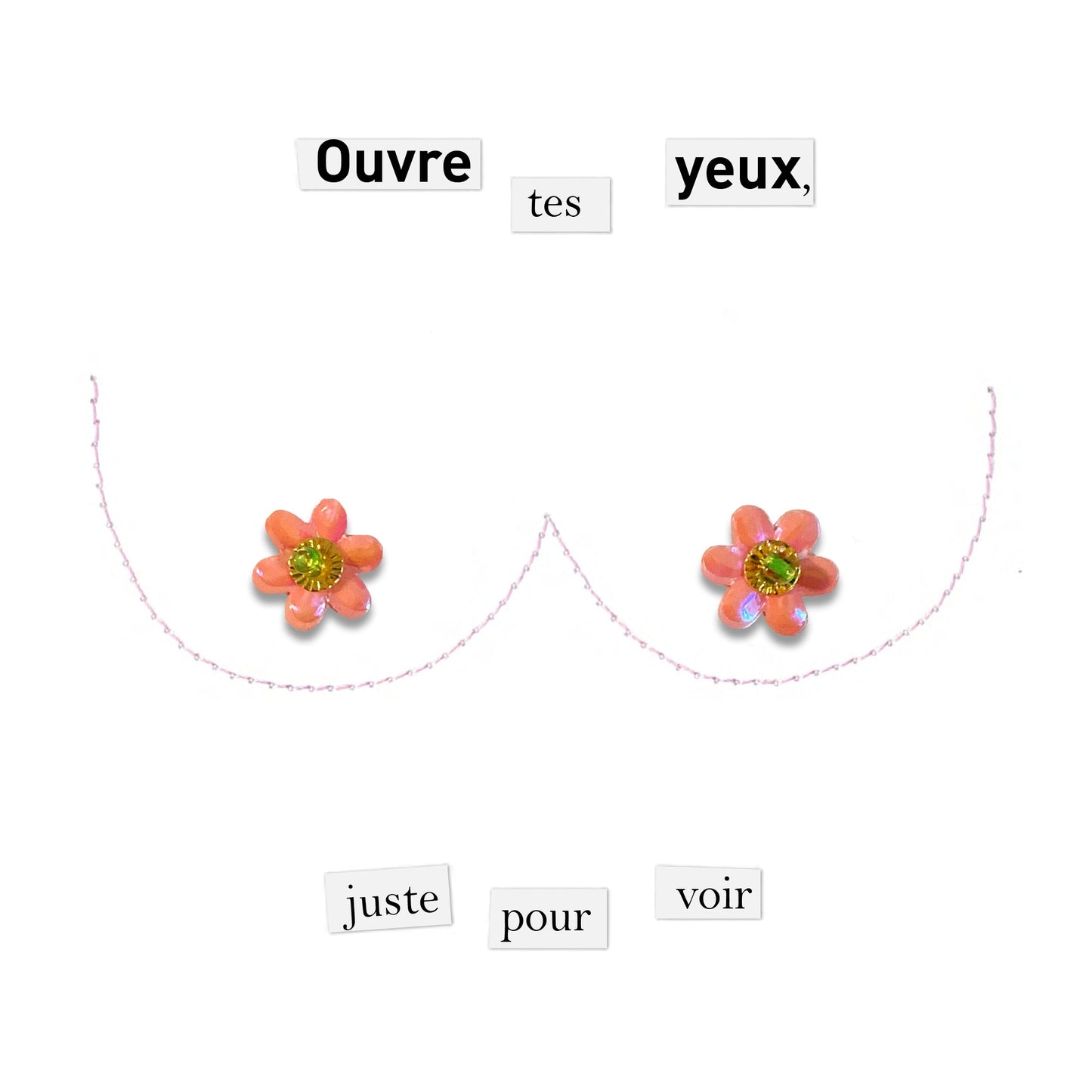 Une face de "Boutons de Rose" par La CigaleLee