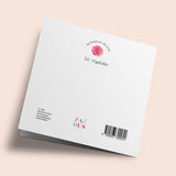 Les Boutons de roses - "Réinventer" - carte cousue