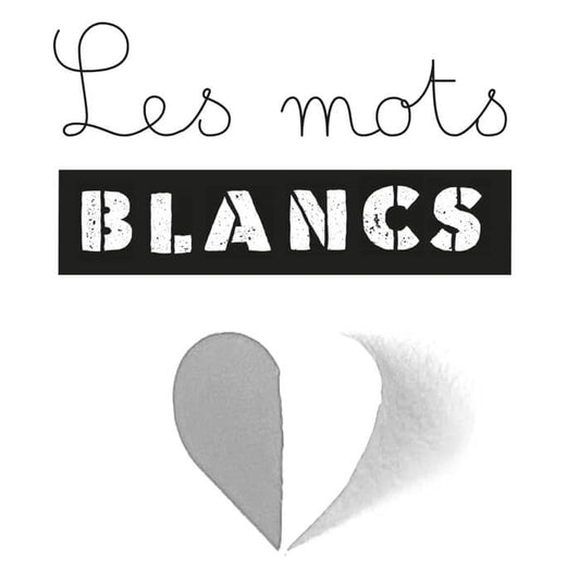 Une face de "Les Mots Blancs" par Fabienne Germain