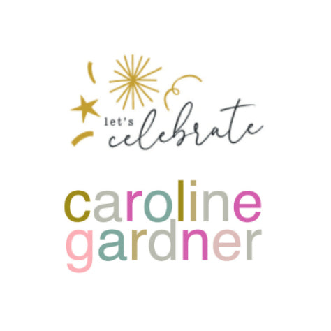 Une face de "Let's Celebrate" par Caroline Gardner