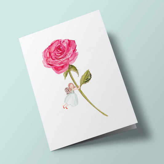 Filles en fleur - Rose