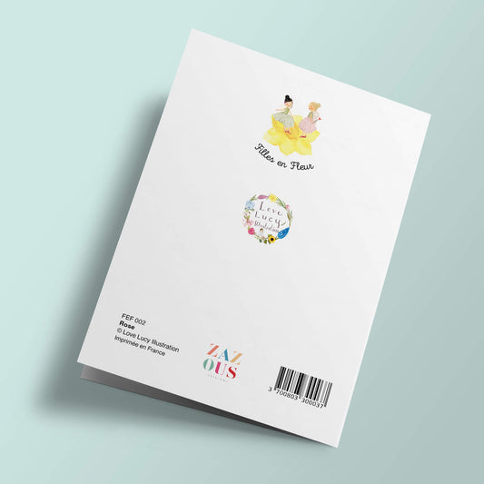 Filles en fleur - Rose