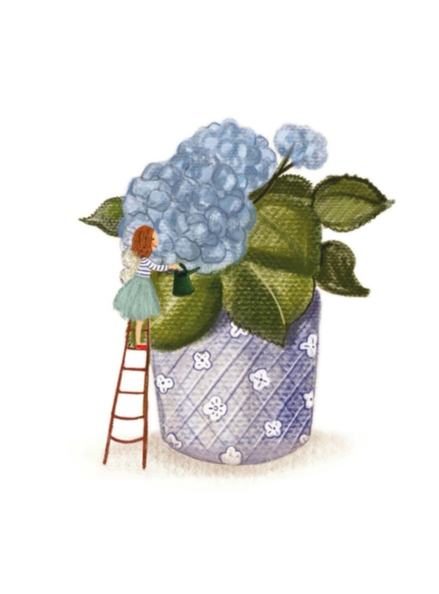 Filles en fleur - Hortensia