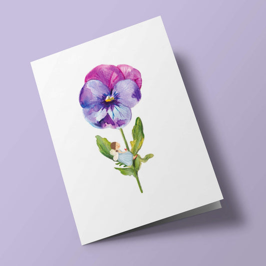 Filles en fleur - Pensée