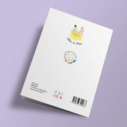 Filles en fleur - Pensée