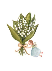 Une face de "Filles en fleur" par Love Lucy Illustration