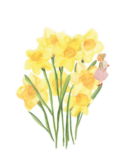 Filles en fleur - Narcisses