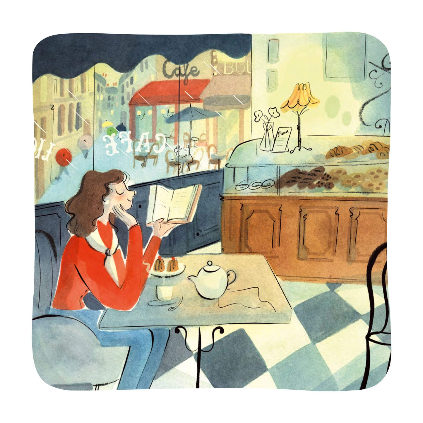 Paris Je T'Aime - Au café un jour de pluie