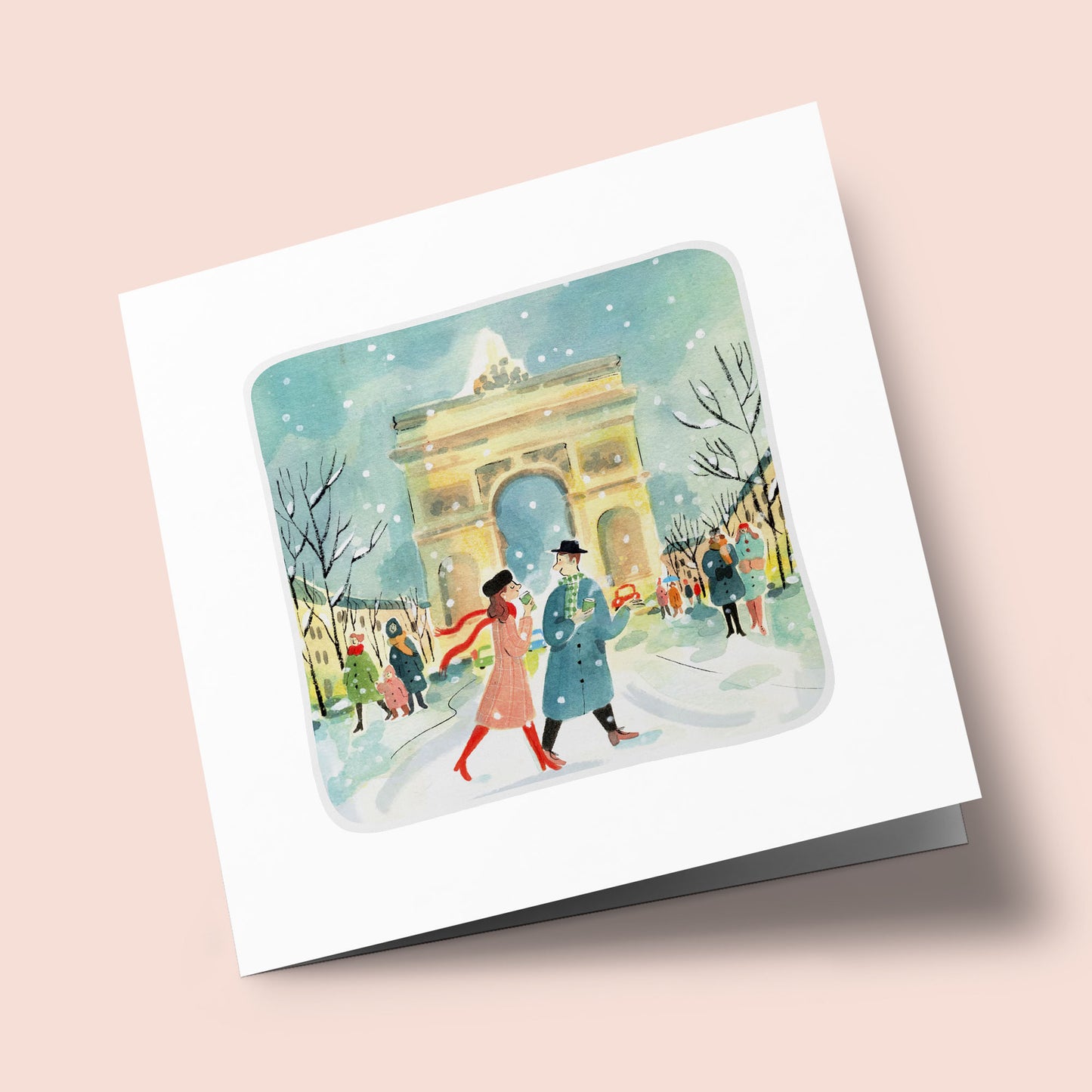 Paris Je T'Aime - L'Arc de Triomphe sous la neige
