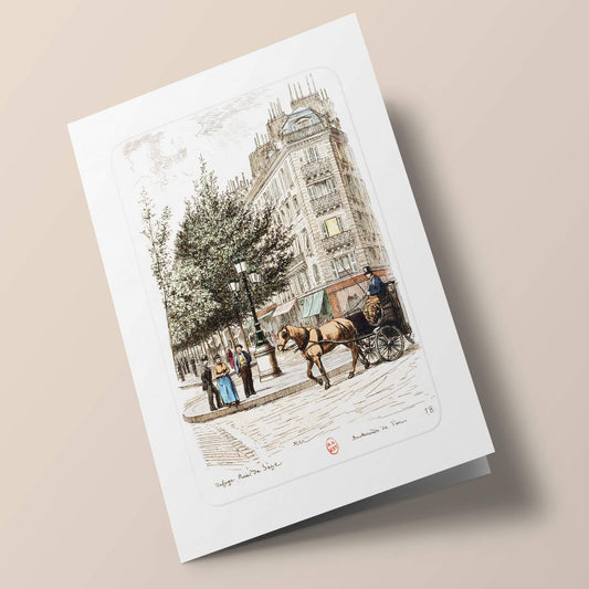 Paris, Les Grands Boulevards - Refuge rue de Sèze