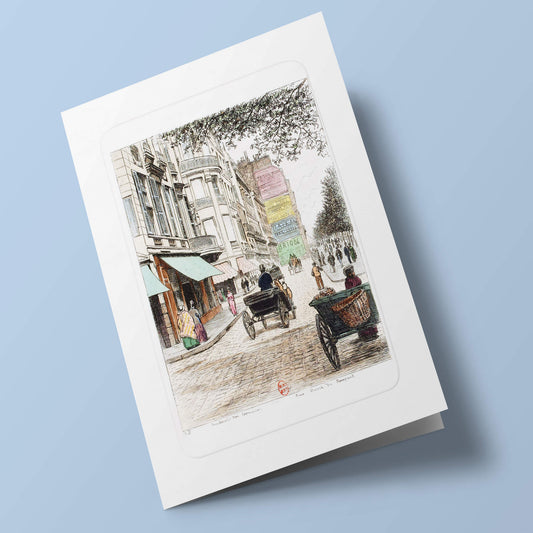 Paris, Les Grands Boulevards - Boulevard des Capucines : Rue Basse du Rempart