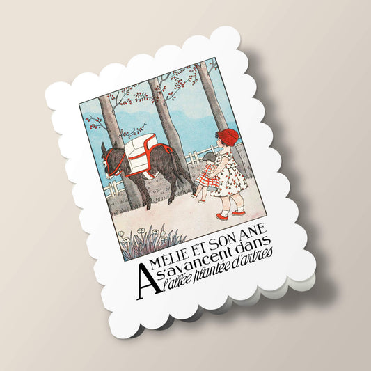 Alphabet - Amelie et son âne